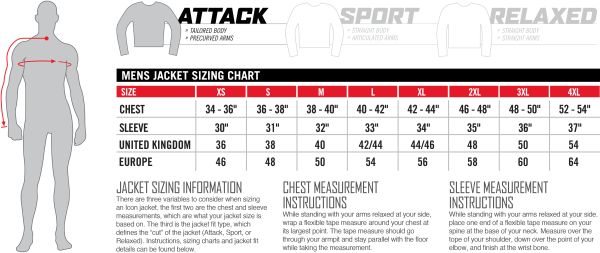 Size 42 jacket on sale measurements